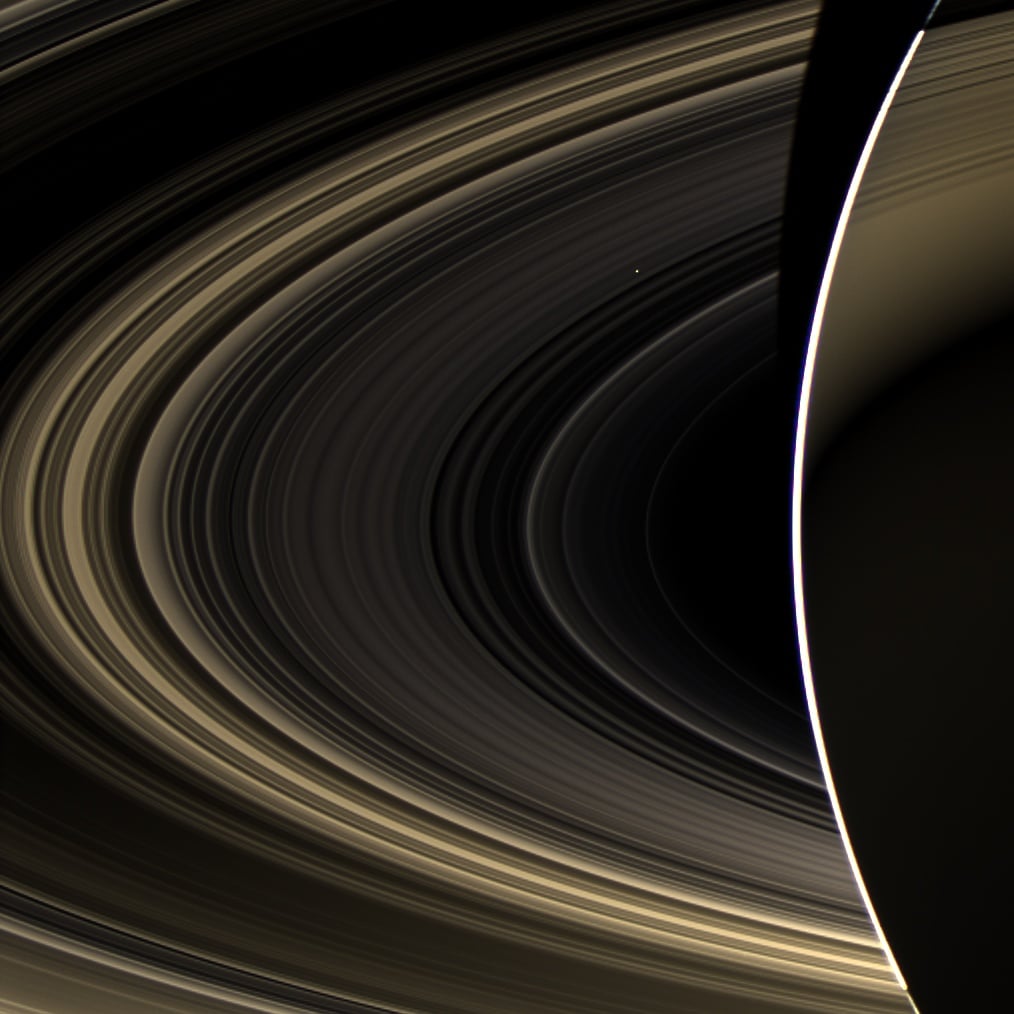 Earth’s Twin Seen From Saturn
